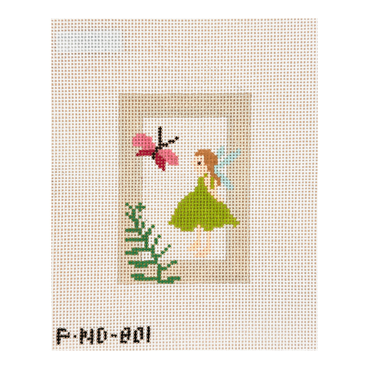 Pippin Studio Woodland Fairy with Butterfly Needlepoint Canvas