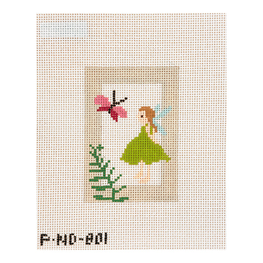 Pippin Studio Woodland Fairy with Butterfly Needlepoint Canvas