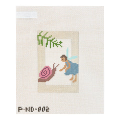 Pippin Studio Woodland Fairy with Snail Needlepoint Canvas