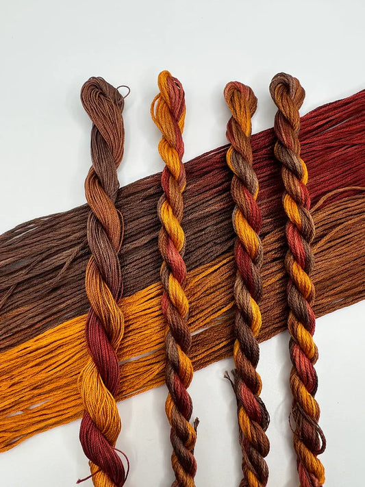 Pirate + Robin Variegated 6 Strand Embroidery Floss - Autumn Harvest