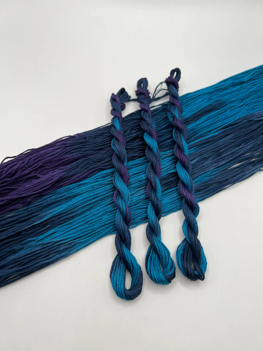Pirate + Robin Variegated 6 Strand Embroidery Floss - Belladonna