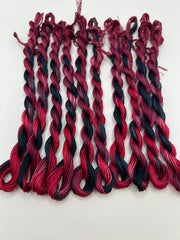 Pirate + Robin Variegated 6 Strand Embroidery Floss - Black Dahlia