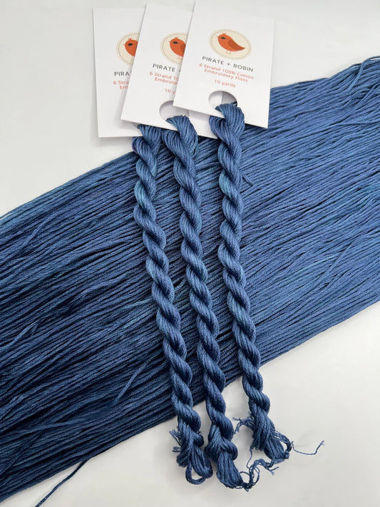 Pirate + Robin 6 Strand Embroidery Floss - Blue Steel