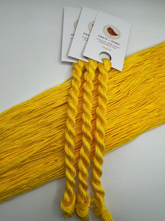 Pirate + Robin 6 Strand Embroidery Floss - Butter