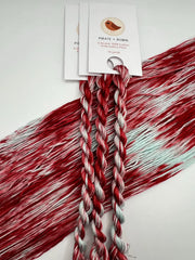 Pirate + Robin Variegated 6 Strand Embroidery Floss - Cherry Mint