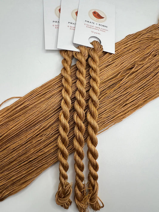 Pirate + Robin 6 Strand Embroidery Floss - Chestnut