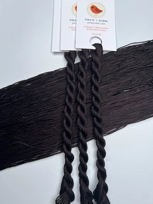 Pirate + Robin 6 Strand Embroidery Floss - Crow