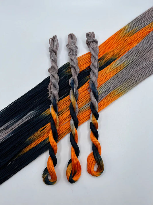 Pirate + Robin Variegated 6 Strand Embroidery Floss - Elder Tiger