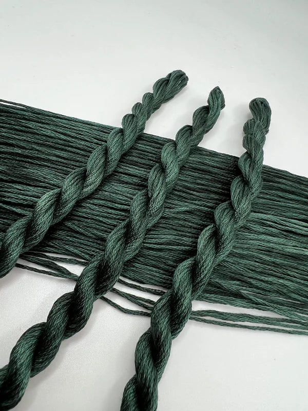 Pirate + Robin 6 Strand Embroidery Floss - Evergreen