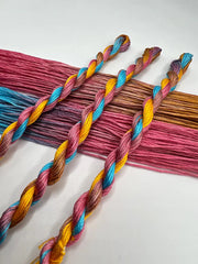 Pirate + Robin Variegated 6 Strand Embroidery Floss - Flamingo