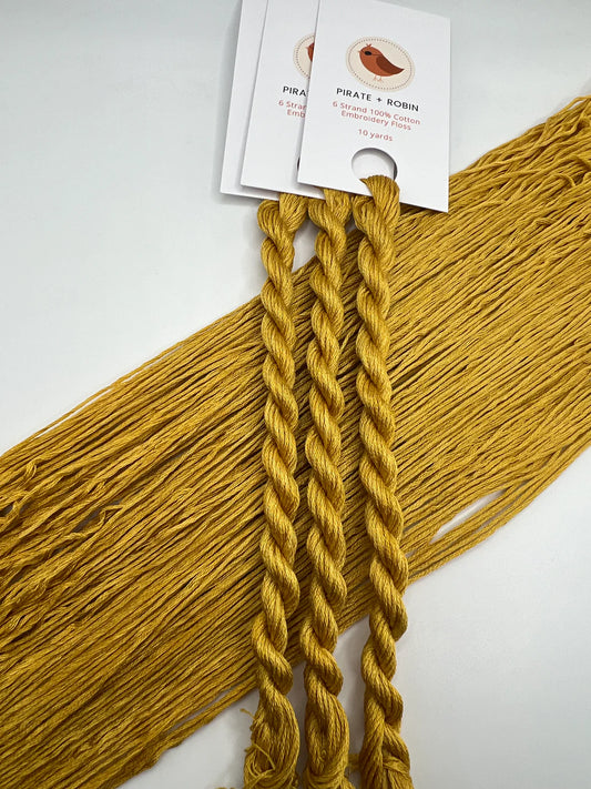 Pirate + Robin 6 Strand Embroidery Floss - Flax