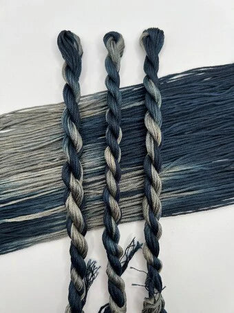 Pirate + Robin Variegated 6 Strand Embroidery Floss - Fog