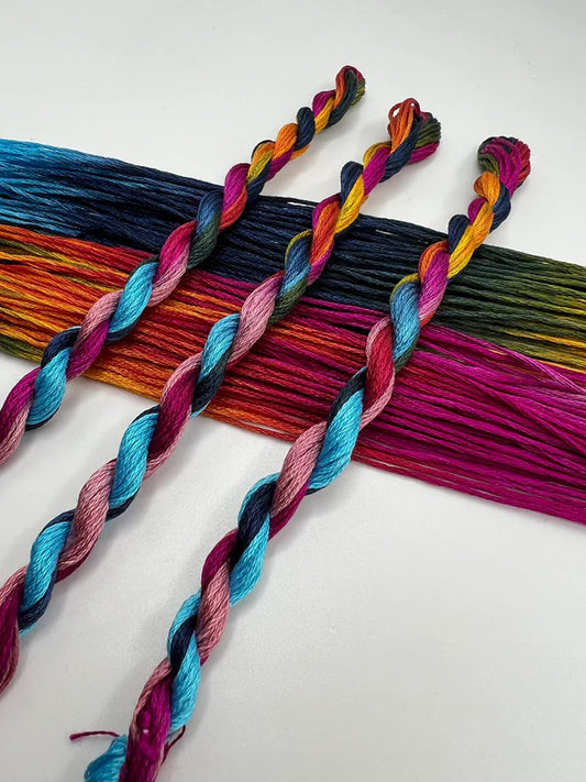 Pirate + Robin Variegated 6 Strand Embroidery Floss - Glam Pride