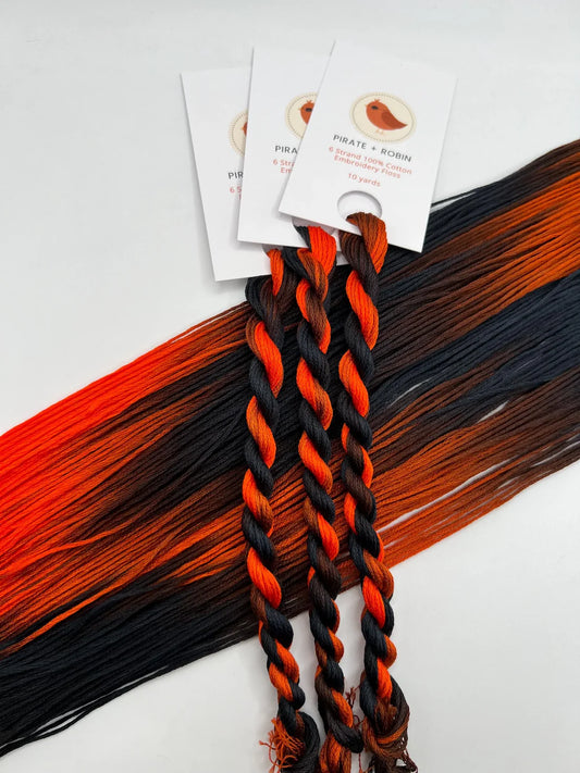 Pirate + Robin Variegated 6 Strand Embroidery Floss - Ichabod