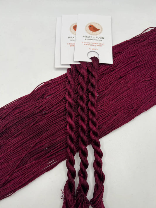 Pirate + Robin 6 Strand Embroidery Floss - Merlot