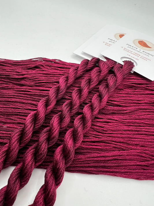 Pirate + Robin 6 Strand Embroidery Floss - Merlot