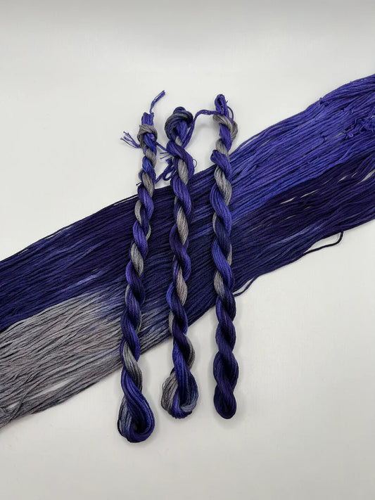 Pirate + Robin Variegated 6 Strand Embroidery Floss - Moonlight