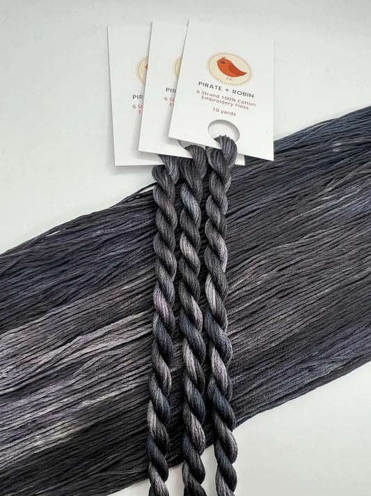 Pirate + Robin Variegated 6 Strand Embroidery Floss - Night