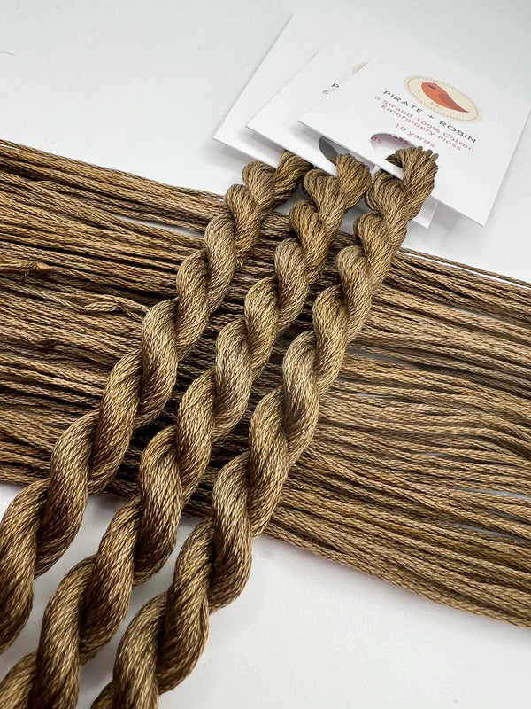 Pirate + Robin 6 Strand Embroidery Floss - Oak
