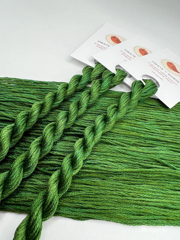 Pirate + Robin 6 Strand Embroidery Floss - Pine