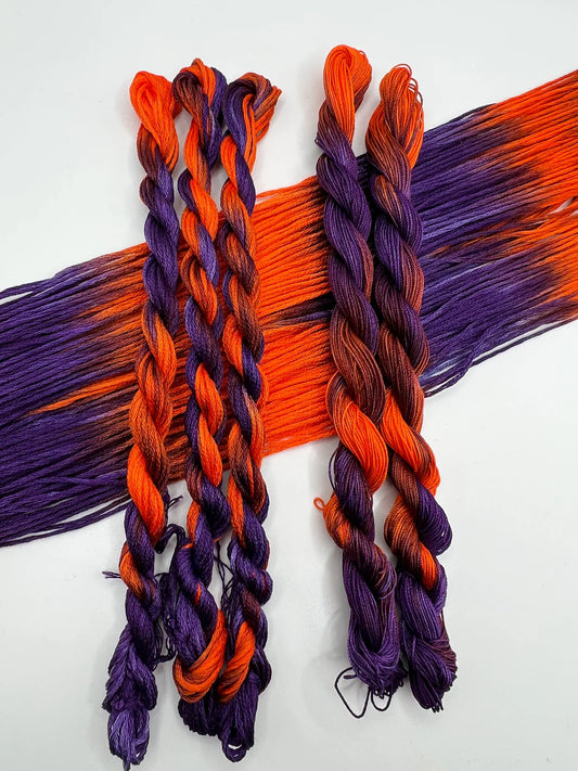 Pirate + Robin Variegated 6 Strand Embroidery Floss - Pumpkin Witch