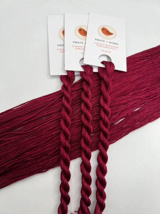 Pirate + Robin 6 Strand Embroidery Floss - Raisin