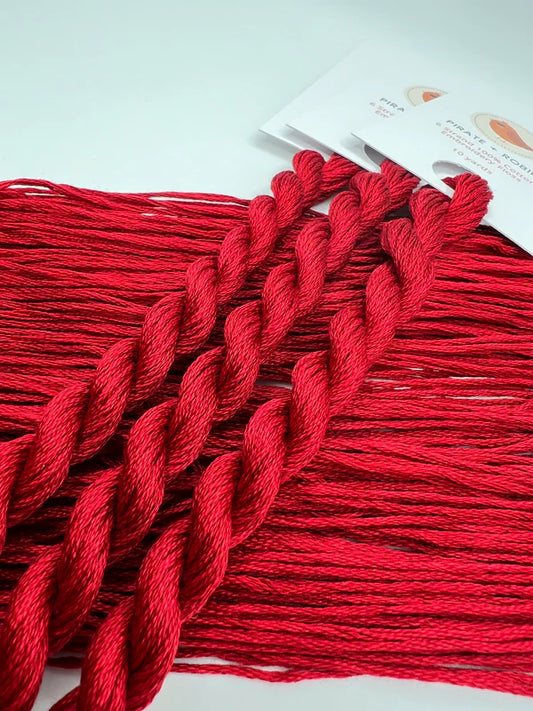 Pirate + Robin 6 Strand Embroidery Floss - Scarlet