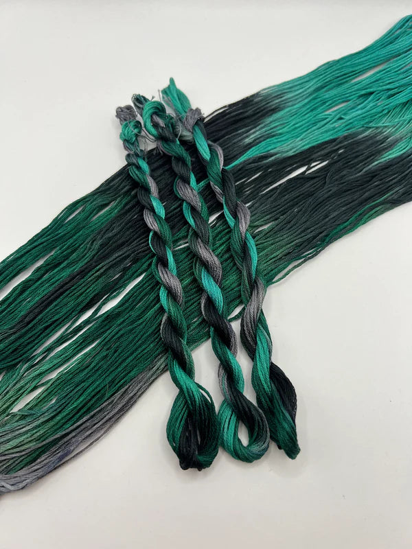 Pirate + Robin Variegated 6 Strand Embroidery Floss - Sea Foam