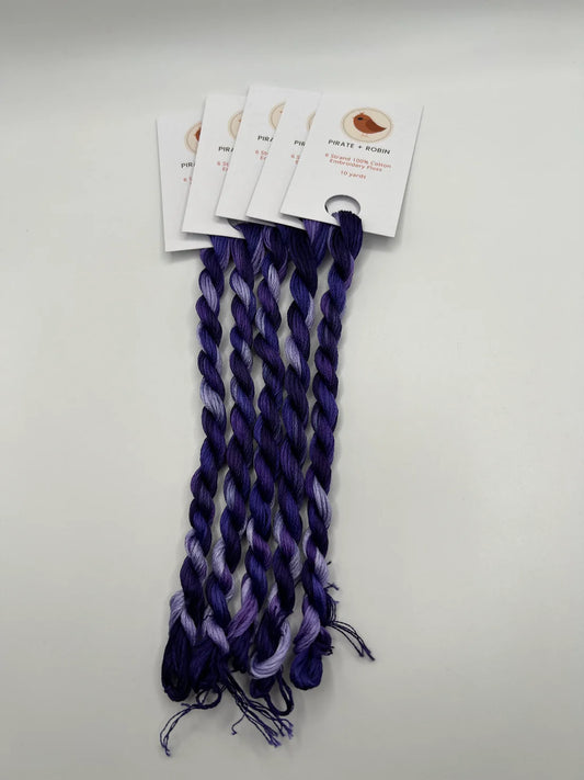 Pirate + Robin Variegated 6 Strand Embroidery Floss - Sugar Plum Fairy