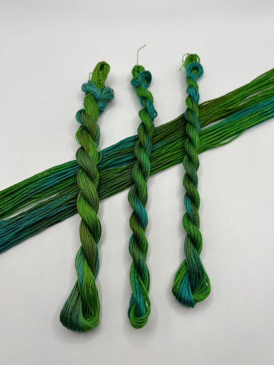 Pirate + Robin Variegated 6 Strand Embroidery Floss - Tidepool