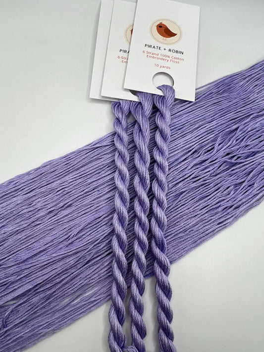 Pirate + Robin 6 Strand Embroidery Floss - Wisteria
