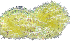 Threadworx Overdyed Kreinik Ice Chenille - 3108 Mellow Yellow