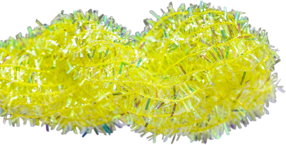 Threadworx Overdyed Kreinik Ice Chenille - 3110 Neon Yellow