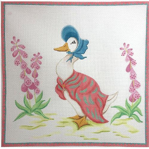 Kate Dickerson Needlepoint Collections Jemima Puddleduck Needlepoint Canvas