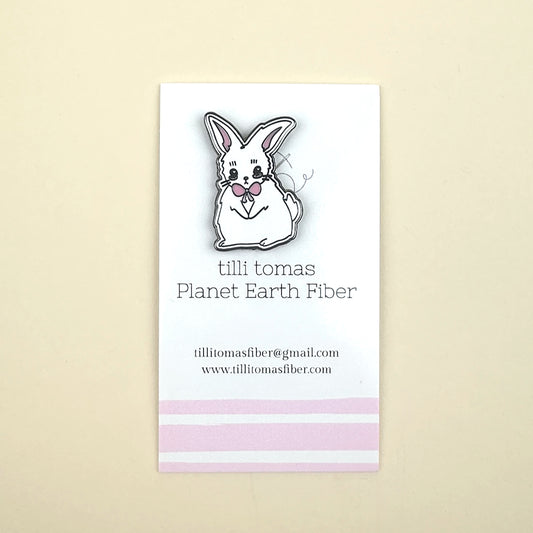 Planet Earth Bunny Needle Minder