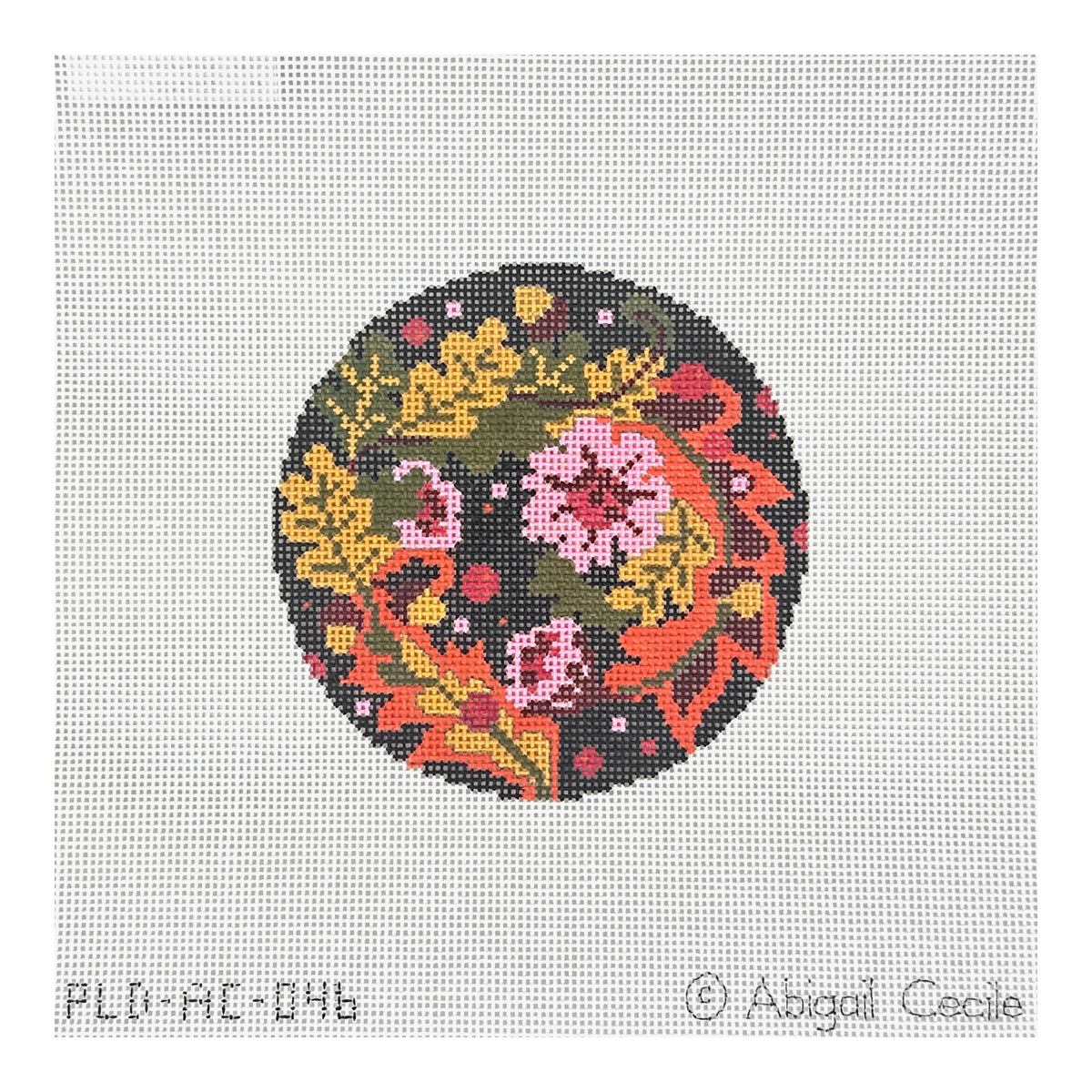 PLD Designs Abigail Cecile Floral Equinox Needlepoint Canvas