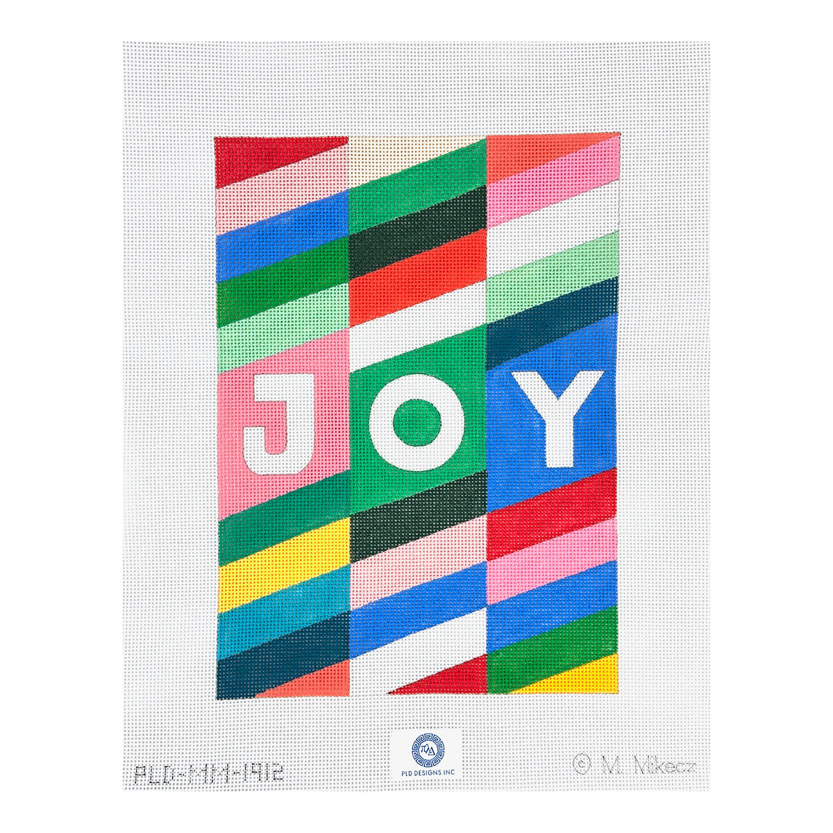 PLD Designs Melanie Mikecz Joy Needlepoint Canvas