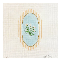The Plum Stitchery Riley Sheehey Camellia Needlepoint Canvas