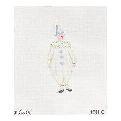 The Plum Stitchery Carnival Series - Clown Needlepoint Canvas