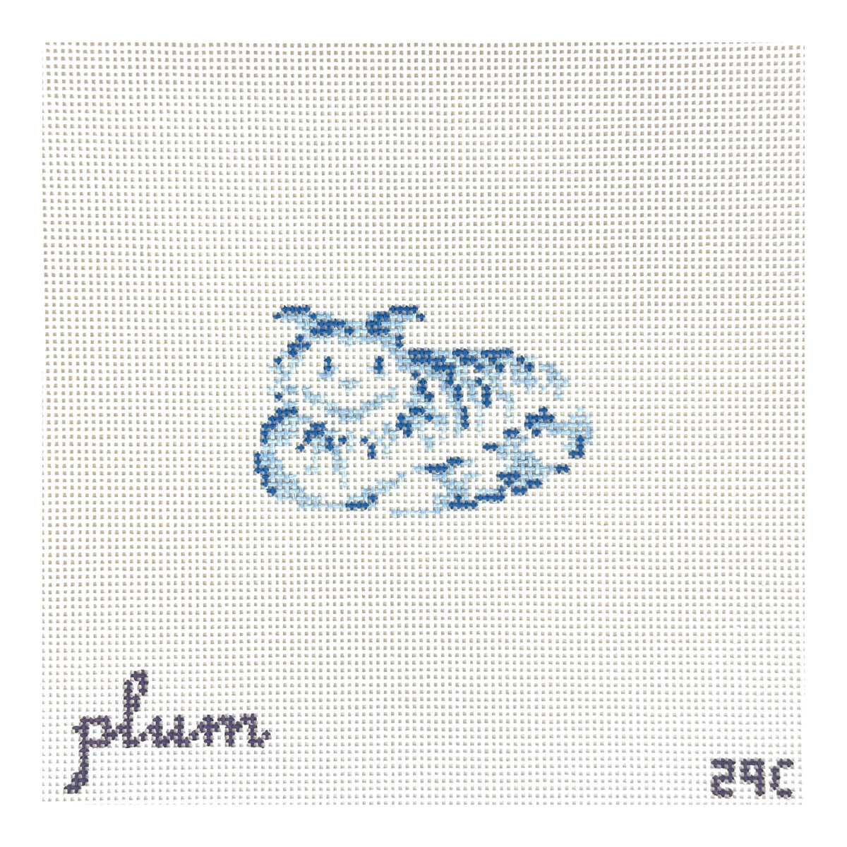 The Plum Stitchery Cheshire Cat Needlepoint Canvas