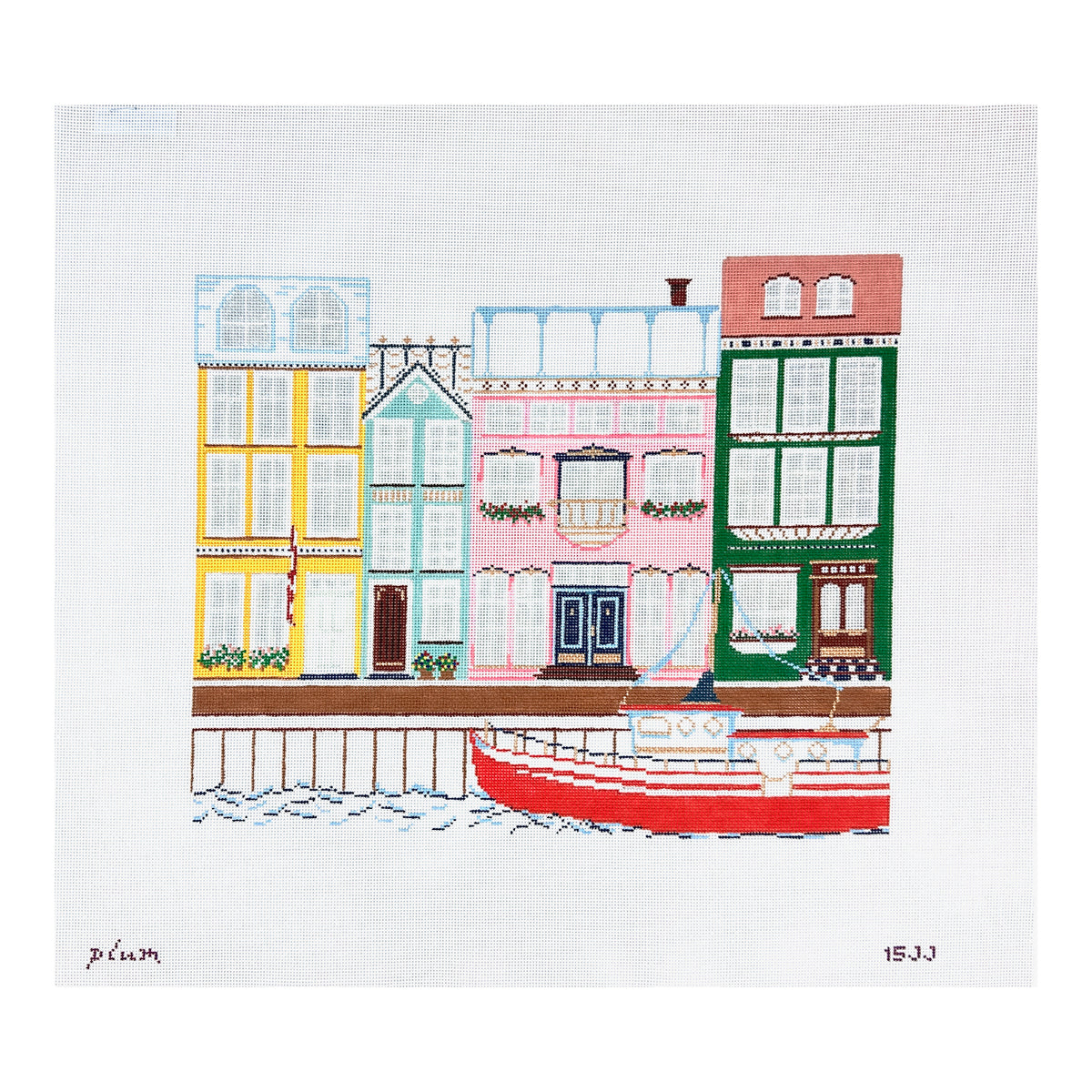 The Plum Stitchery Copenhagen Needlepoint Canvas