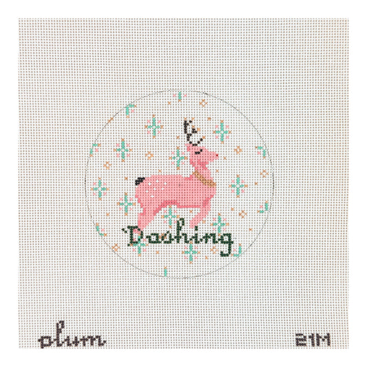 The Plum Stitchery Dashing Needlepoint Canvas