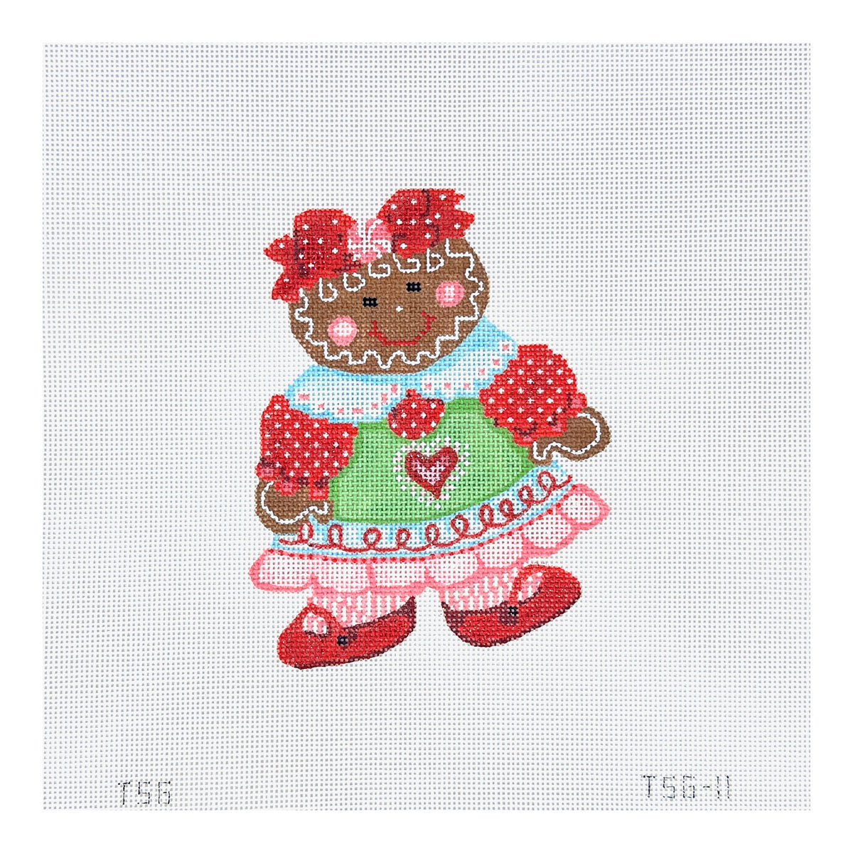 The Plum Stitchery The Stitched Garden Ethyl Needlepoint Canvas
