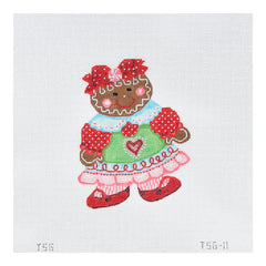 The Plum Stitchery The Stitched Garden Ethyl Needlepoint Canvas