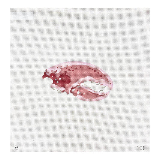 The Plum Stitchery JCB Stitches Low Tide Series - Lobster Claw Needlepoint Canvas