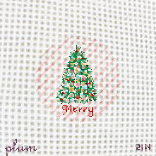 The Plum Stitchery Merry Needlepoint Canvas