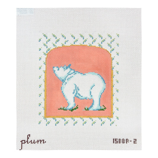 The Plum Stitchery Mother Nature Series - Bear Needlepoint Canvas
