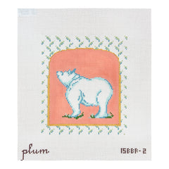 The Plum Stitchery Mother Nature Series - Bear Needlepoint Canvas
