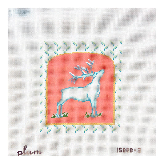 The Plum Stitchery Mother Nature Series - Deer Needlepoint Canvas