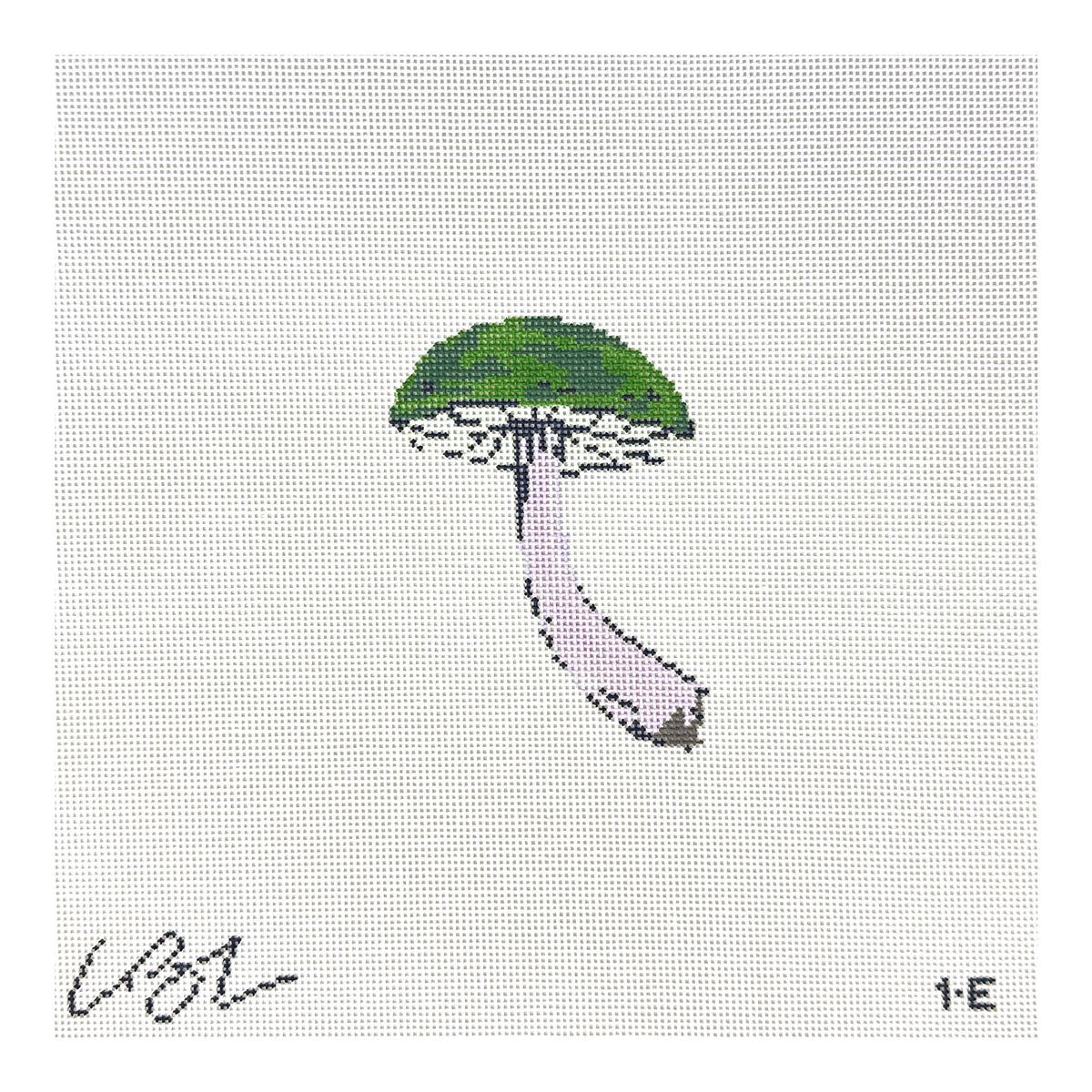 The Plum Stitchery Lia Burke Libaire Mushroom Series - Forest Needlepoint Canvas